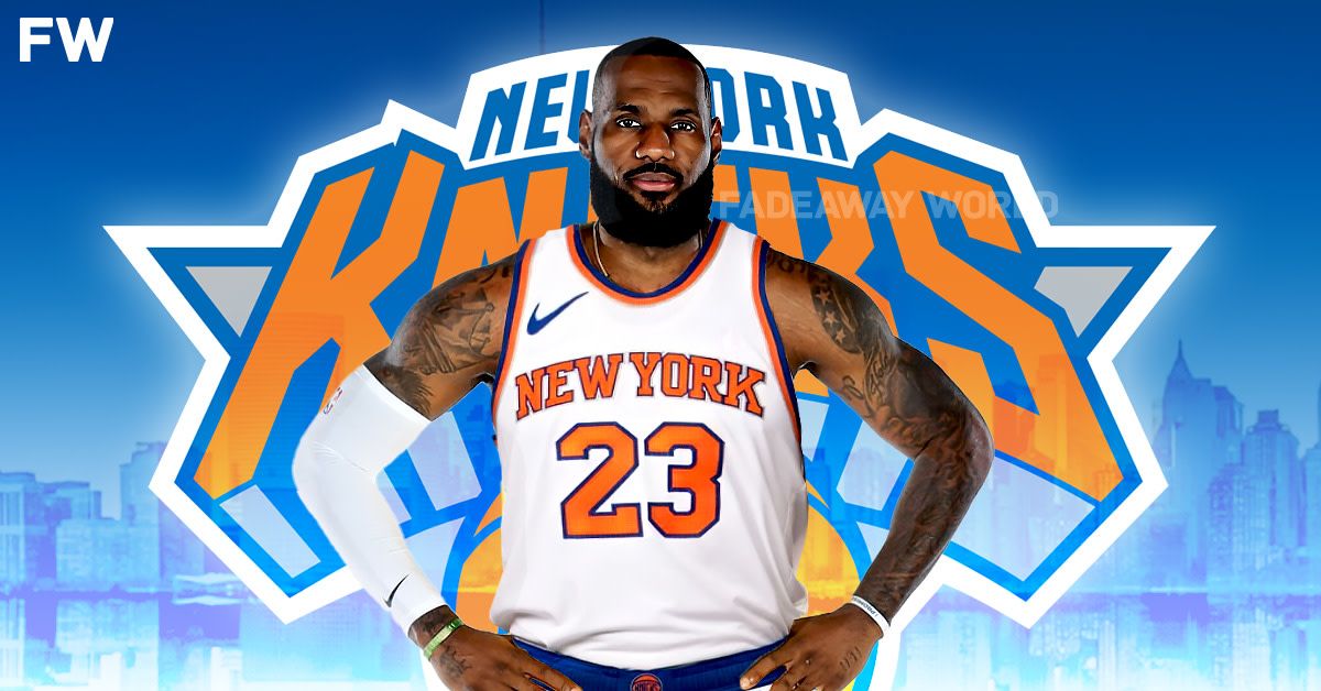 Lebron knicks jersey hot sale
