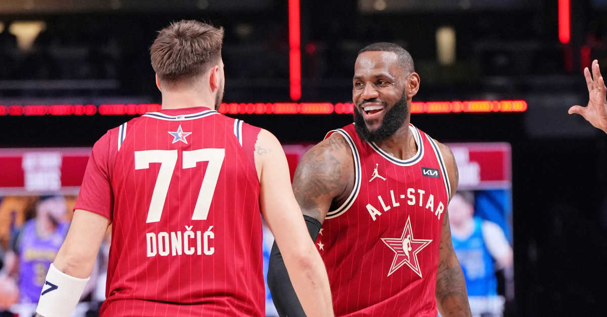 Luka Doncic GOAT Status Dallas Mavericks Star Joins LeBron James Trajectory Athlon Sports