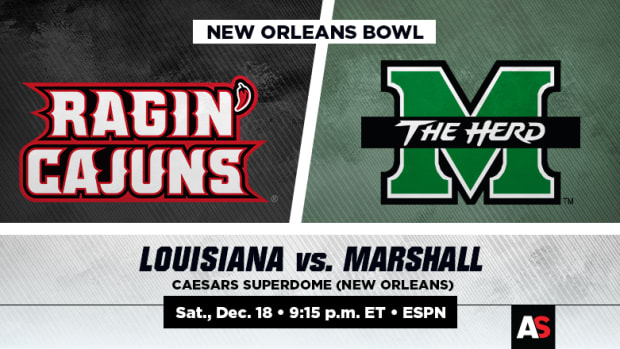 R+L Carriers New Orleans Bowl Prediction and Preview: Louisiana Ragin' Cajuns vs. Marshall Thundering Herd