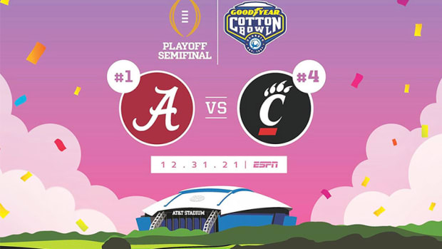 Alabama Crimson Tide vs. Cincinnati Bearcats 2021 Goodyear Cotton Bowl Classic/College Football Playoff Semifinal