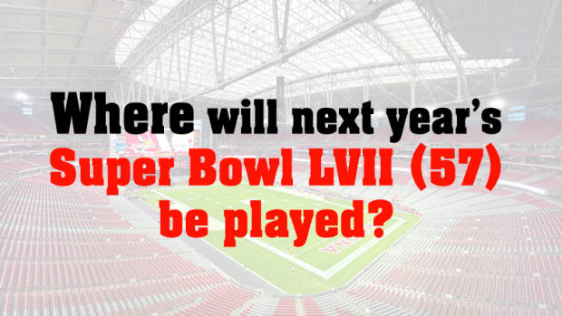 Where will next year's Super Bowl LVII (57) be played?