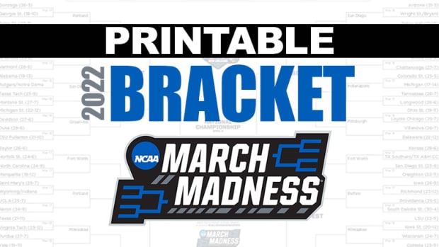 2022 NCAA Tournament March Madness Printable Bracket