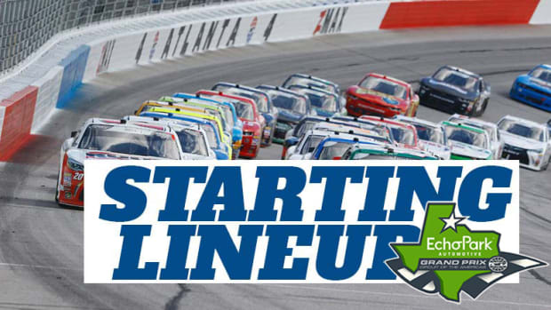 NASCAR Starting Lineup for EchoPark Automotive Grand Prix at Circuit of The Americas