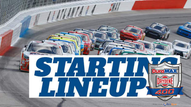 NASCAR Cup Series Starting Lineup for the DuraMAX Drydene 400 presented by RelaDyne at Dover Motor Speedway