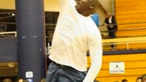 Watch Michael Jordan, 50, Dunk on a Little Kid
