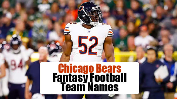 Chicago Bears Fantasy Football Team Names