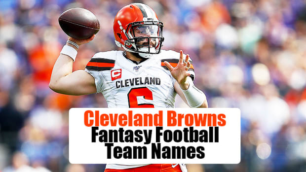 Cleveland Browns Fantasy Football Team Names