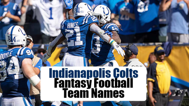 Indianapolis Colts Fantasy Football Team Names