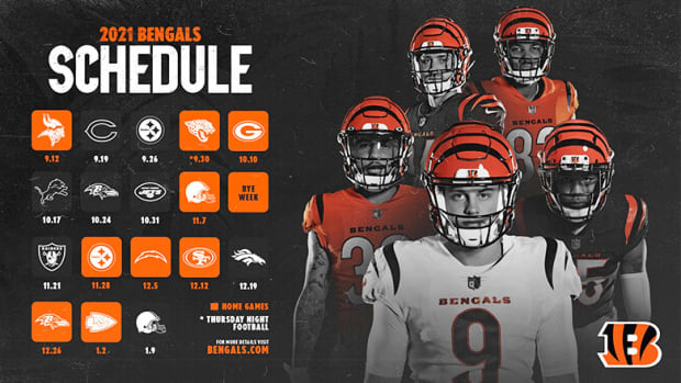 Cincinnati Bengals Schedule 2021