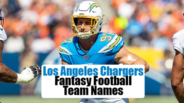 Los Angeles Chargers Fantasy Football Team Names