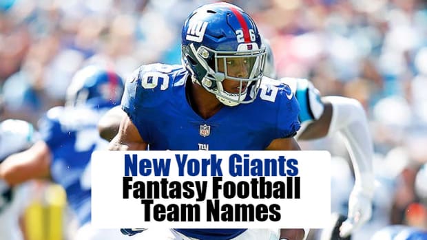New York Giants Fantasy Football Team Names