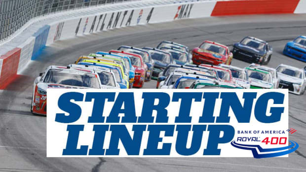 NASCAR Starting Lineup for Sunday's Bank of America ROVAL 400 at Charlotte Motor Speedway