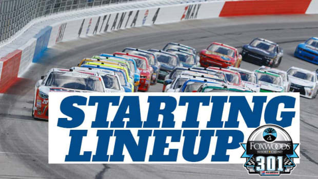 NASCAR Starting Lineup for Sunday's Foxwoods Resort Casino 301 at New Hampshire Motor Speedway