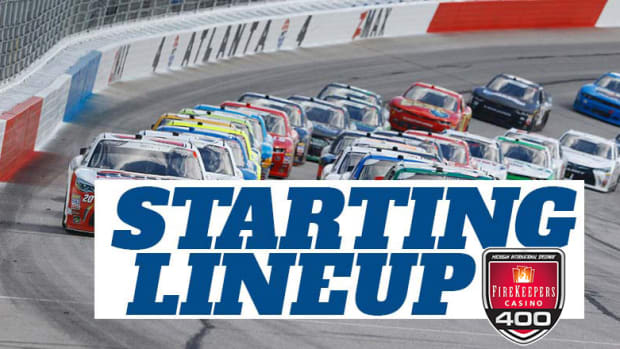 Starting Lineup for NASCAR Cup Series' FireKeepers Casino 400 at Michigan International Speedway