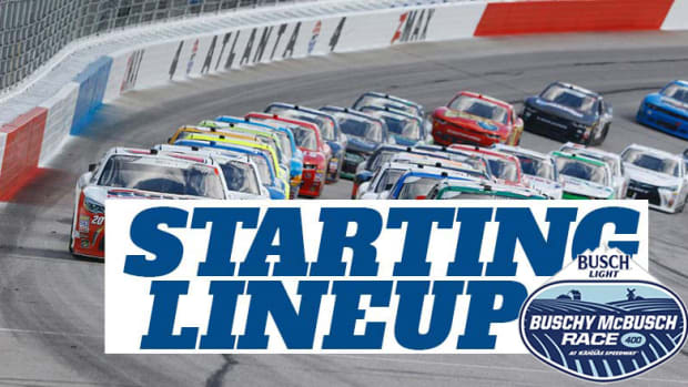 NASCAR Starting Lineup for Sunday's Buschy McBusch Race 400 at Kansas Speedway