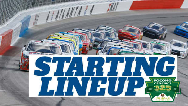 NASCAR Starting Lineup for Saturday's Pocono Organics 325 at Pocono Raceway