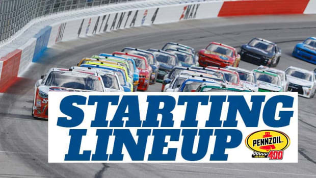 NASCAR Starting Lineup for Sunday's Pennzoil 400 at Las Vegas Motor Speedway