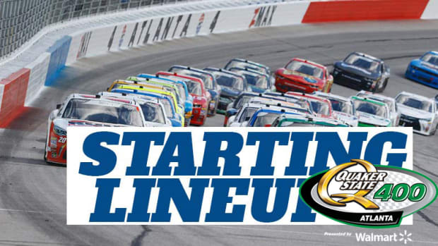 NASCAR Starting Lineup for Quaker State 400 at Atlanta Motor Speedway