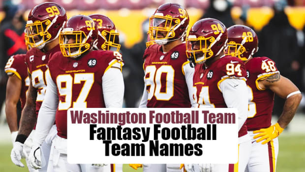 Washington Football Team Fantasy Football Team Names