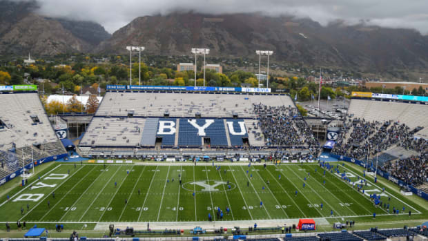 Lavell Edwards Stadium, home of the BYU Cougars