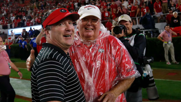 Kirby Smart and his father, Sonny Smart
