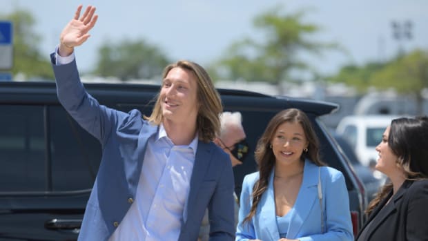 Trevor Lawrence and his wife Marissa