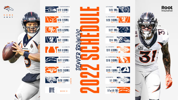 Denver Broncos 2022 Schedule