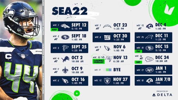 Seattle Seahawks 2022 Schedule