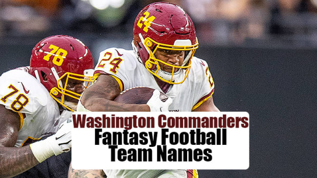 Washington Commanders Fantasy Football Team Names (2022)