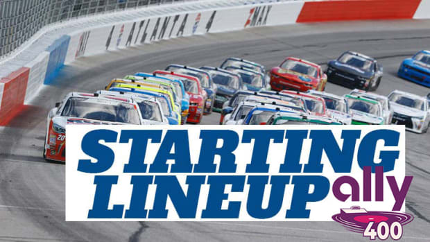 NASCAR Starting Lineup for Ally 400 at Nashville Superspeedway