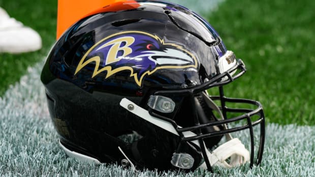 Baltimore Ravens helmet.