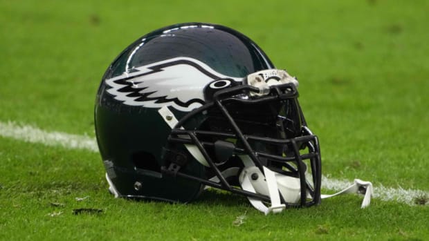 Philadelphia Eagles helmet.