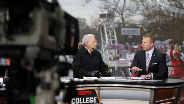 Lee Corso and Kirk Herbstreit on ESPN's College GameDay