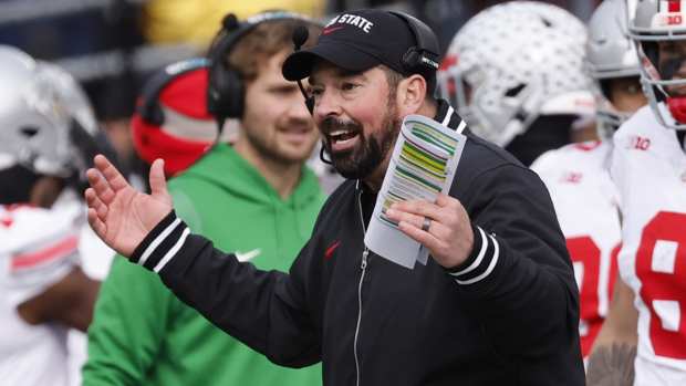 Ohio State head coach Ryan Day