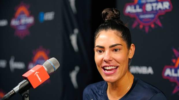 Kelsey Plum Stuns With Outfit Before WNBA All-Star Game - Athlon Sports