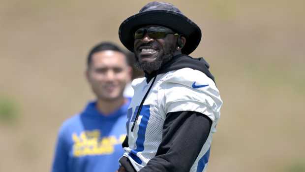 May 28, 2024; Thousand Oaks, CA, USA; Los Angeles Rams cornerback Tre'Davious White (27) works out during OTAs at the team training facility at California Lutheran University.