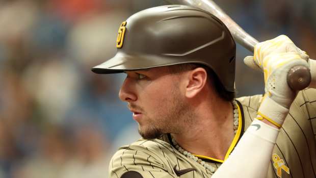 San Diego Padres outfielder Jackson Merrill (3)