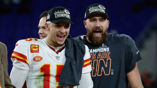 Patrick Mahomes Takes Hilarious Shot at Travis Kelce in New Subway Commercial - AthlonSports.com | Expert Predictions, Picks, and Previews