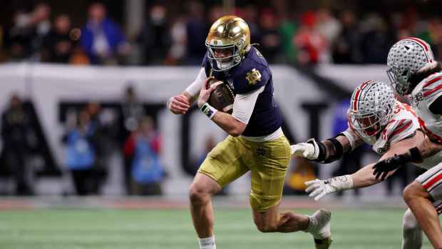 Colts QB Riley Leonard Turns Heads With Draft Reaction