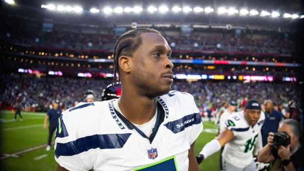 Raiders’ Geno Smith Sends 2-Word Message on Ohio State WR Jeremiah Smith