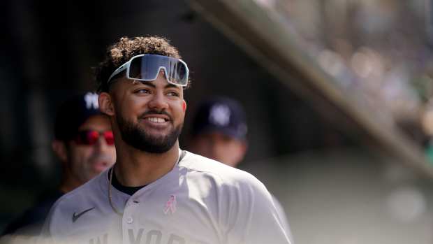 New York Yankees rookie Jasson Dominguez.