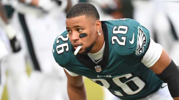 Philadelphia Eagles running back Saquon Barkley
