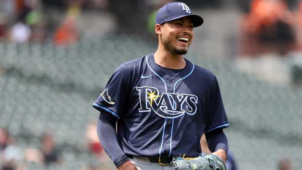 Rays starting pitcher Taj Bradley