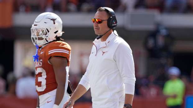 Texas Longhorns head coach Steve Sarkisian.