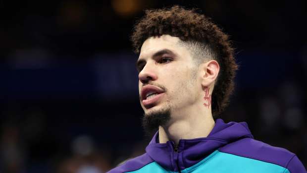 Charlotte Hornets guard LaMelo Ball (1).