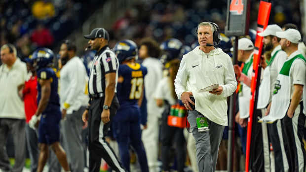 Toledo Rockets head coach Jason Candle.