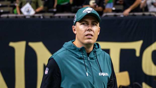 Philadelphia Eagles offensive coordinator Kellen Moore.