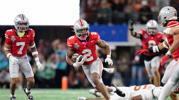 Cameras Catch Caleb Downs’ Immediate Reaction to Ohio State’s Game-Winning TD