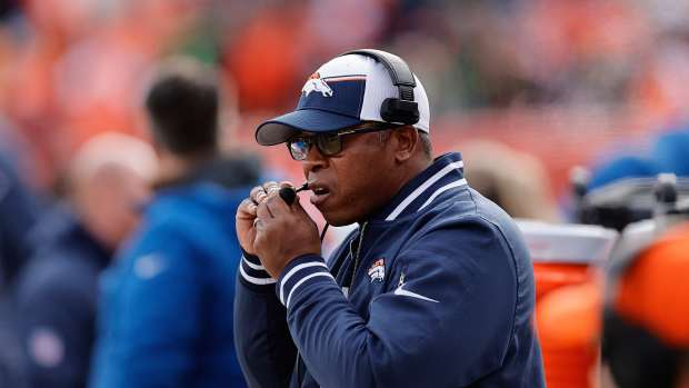 Denver Broncos defensive coordinator Vance Joseph.