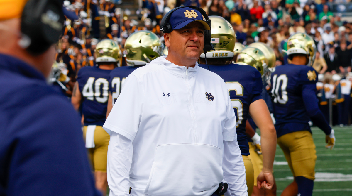 Notre Dame Head Coach Marcus Freeman Wins The Bobby Dodd Coach of the